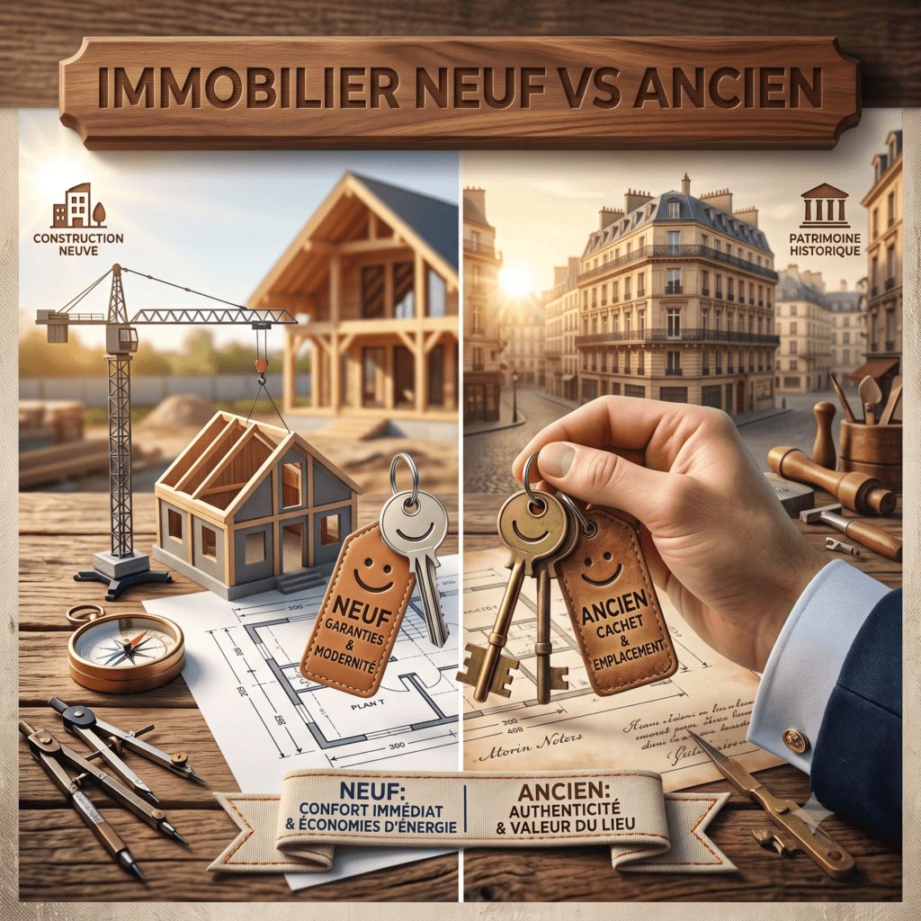 Comparatif détaillé des avantages de l'investissement dans l'immobilier neuf et ancien - Heritium-patrimoine